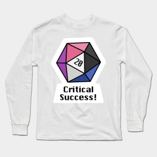 Critical Success! (Genderfluid) Long Sleeve T-Shirt